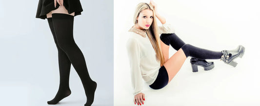 How to Wear Thigh High Stockings