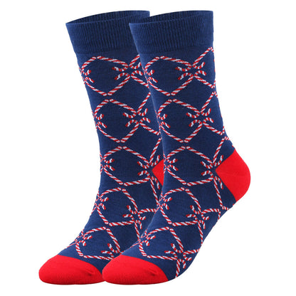 Plus Size Christmas Soft Crew Socks(5 Pairs)