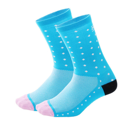 Plus Size Dot Quarter Compression Socks(5 Pairs)