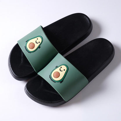 Plus Size Avocado Slides(2 Pairs)