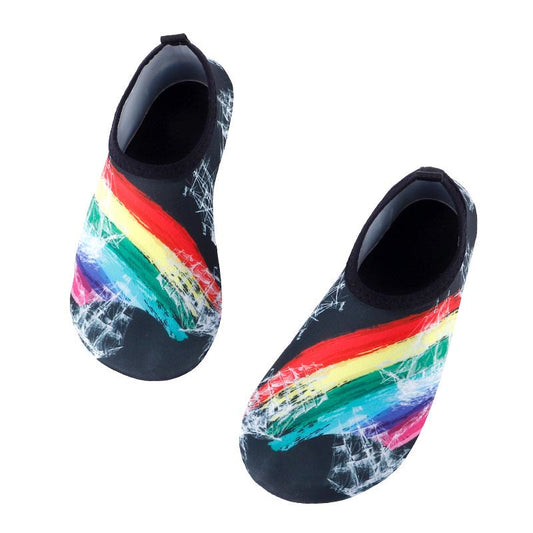 Plus Size Rainbow Slipper Socks
