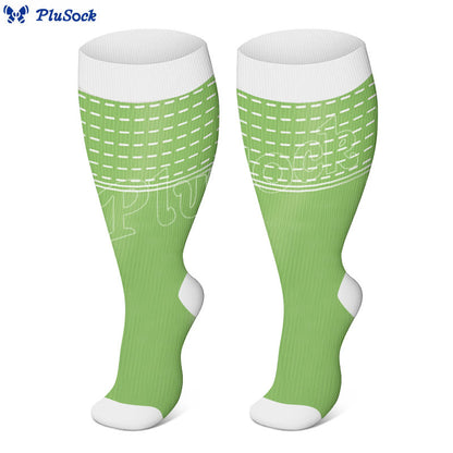 Plus Size Line Compression Socks