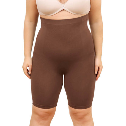 Plus Size High Waist Compression Shorts