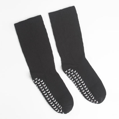 Extra Wide Non Slip Crew Socks