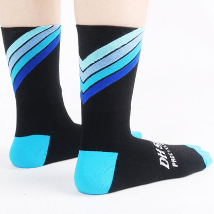 Plus Size Mountaineering Quarter Compression Socks(4 Pairs)