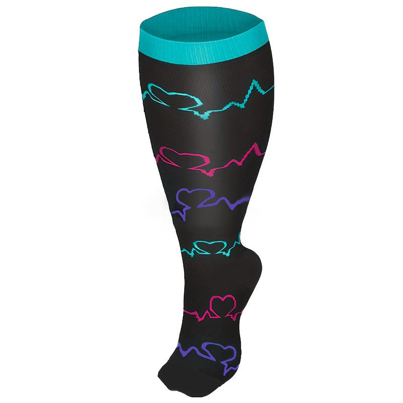 Plus Size Stethoscope Compression Socks(3 Pairs)