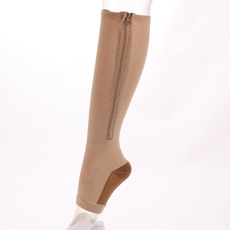 Plus Size Toeless Compression Socks(3 Pairs)