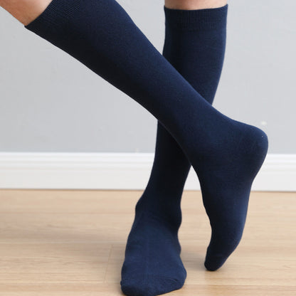 Plus Size Elasticity Knee High Socks(3 Pairs)