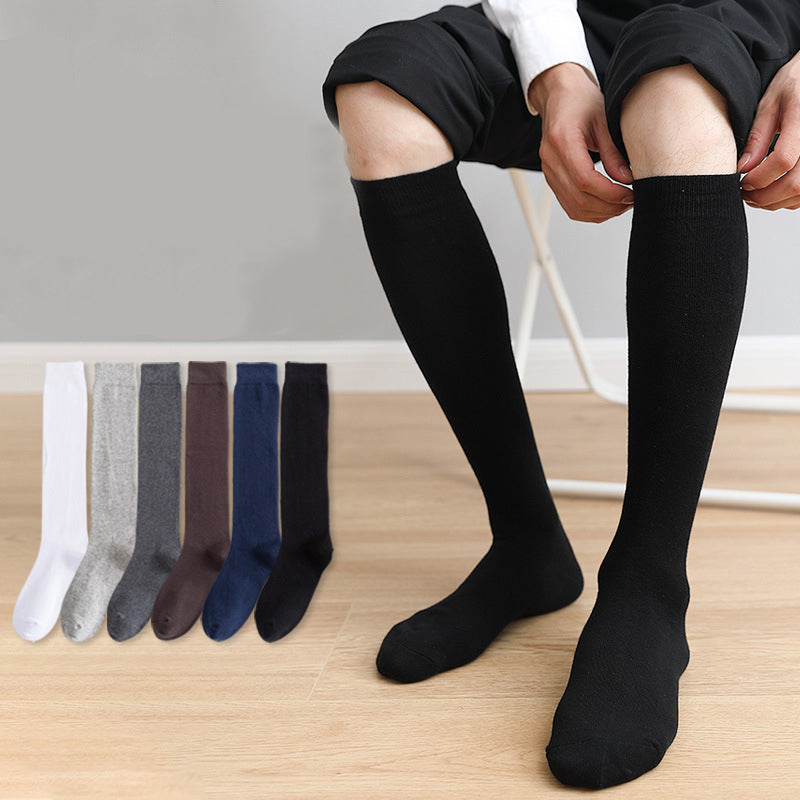 Plus Size Elasticity Knee High Socks(3 Pairs)