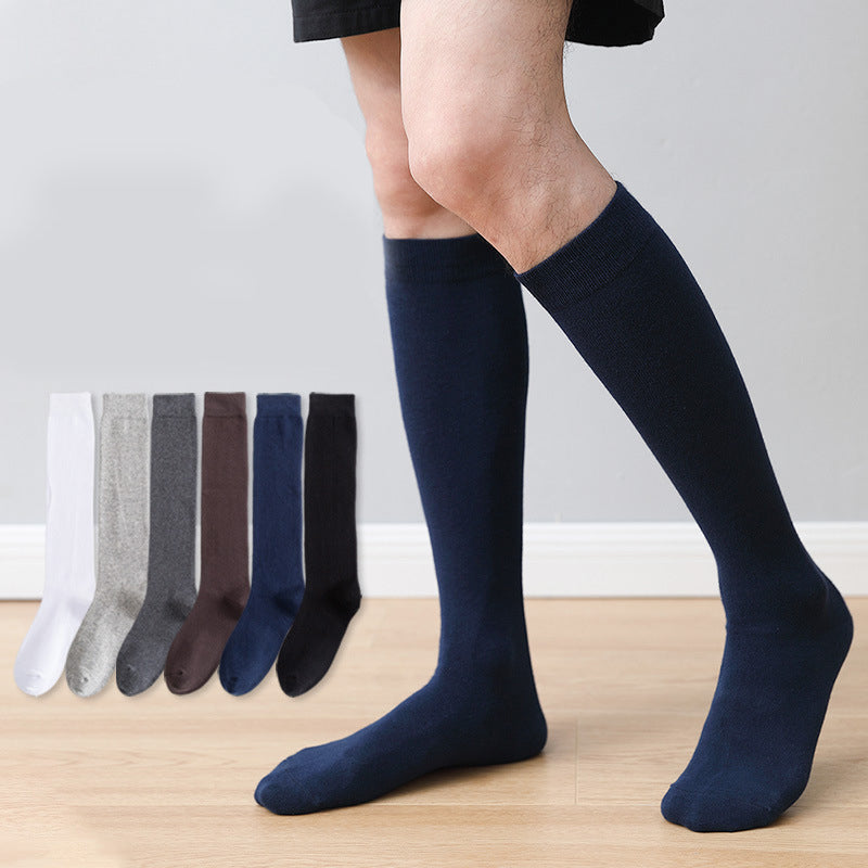 Plus Size Elasticity Knee High Socks(3 Pairs)