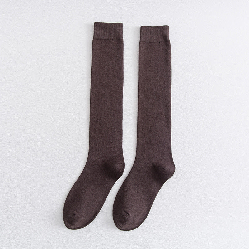 Plus Size Elasticity Knee High Socks(3 Pairs)