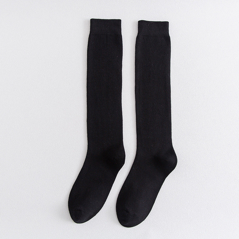 Plus Size Elasticity Knee High Socks(3 Pairs)