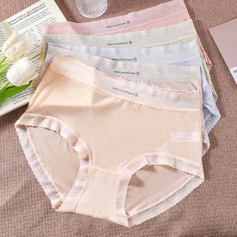 Plus Size Ultra Thin Ice Silk Panty(3 Packs)