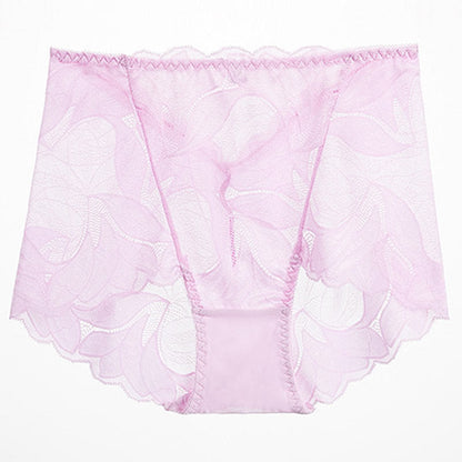 Plus Size Lace Breathable Panty(5 Packs)