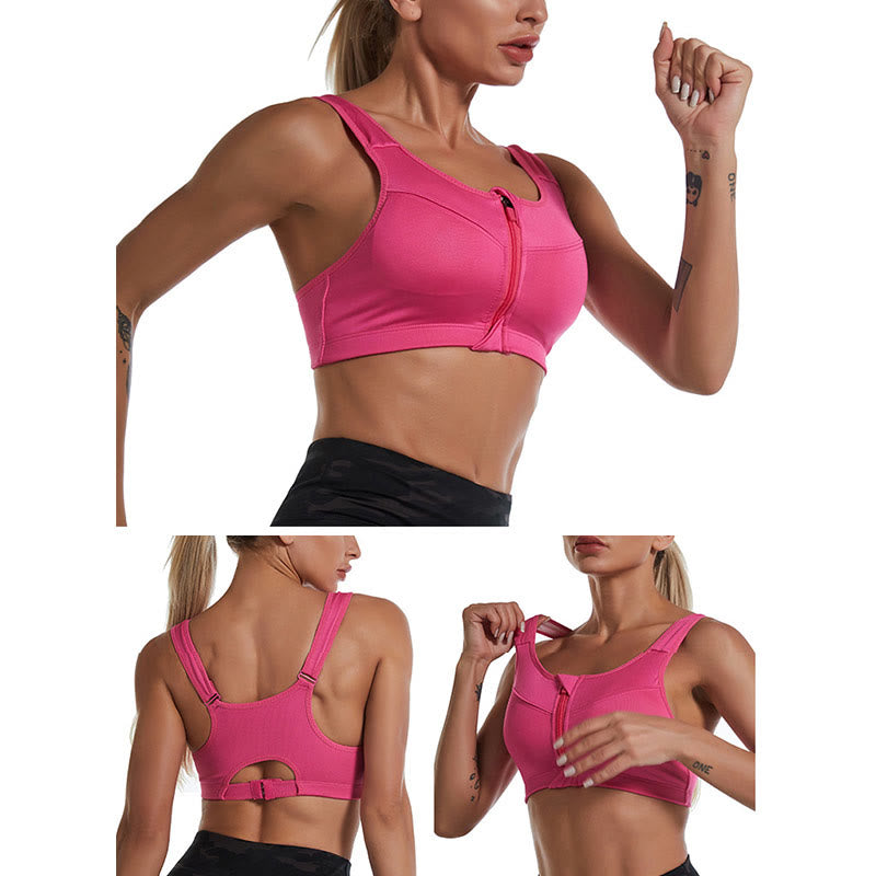 Plus Size Wirefree Cups Yoga Sports Bras(2 Packs)