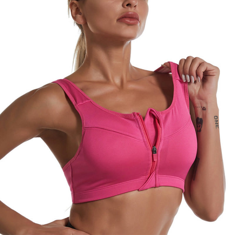 Plus Size Wirefree Cups Yoga Sports Bras(2 Packs)