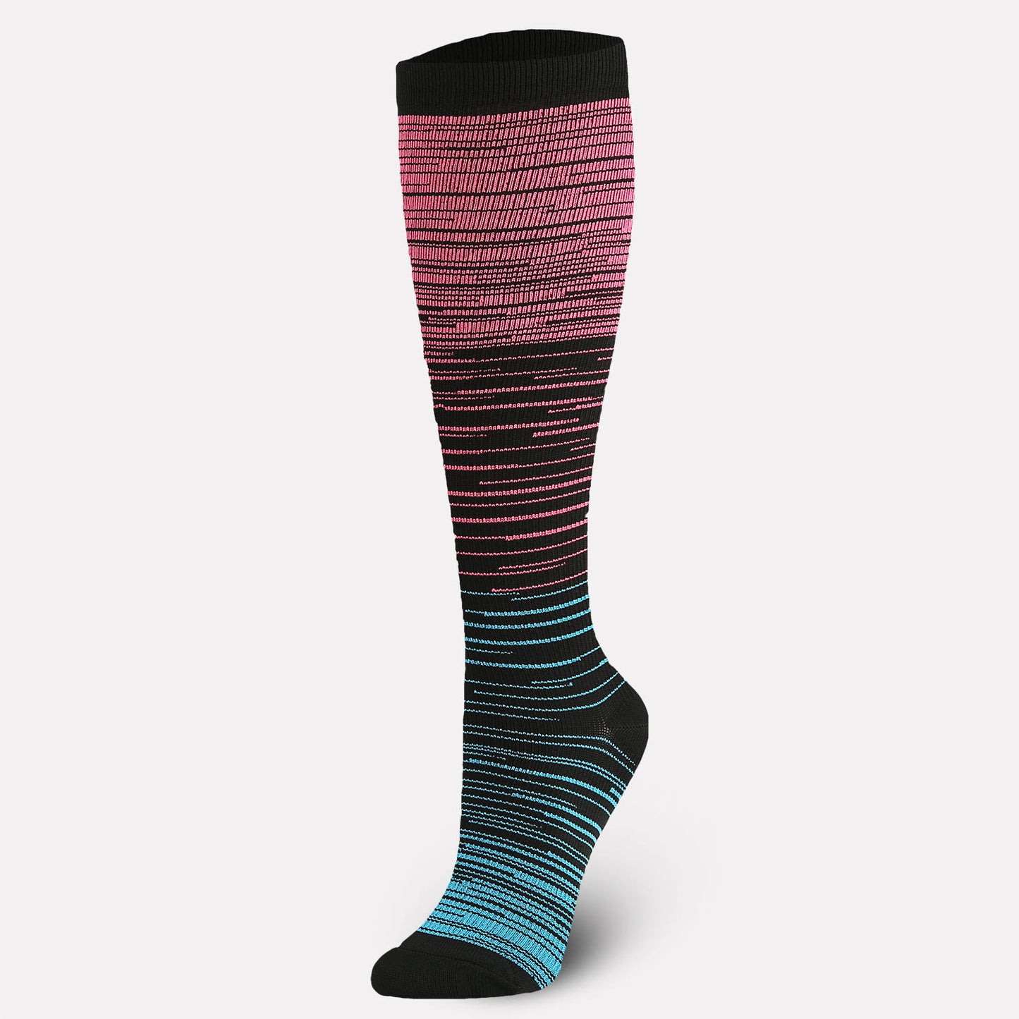 Color Thin Lines Compression Socks(6 Pairs)