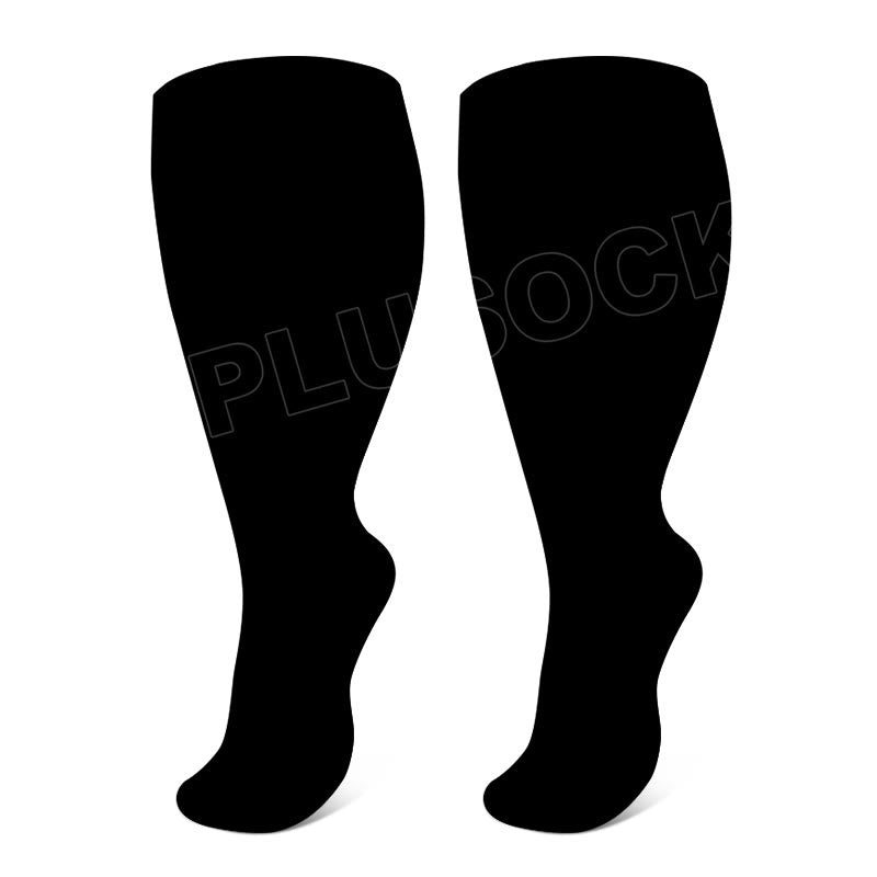 Plus Size Sport Elastic Compression Socks(3 Pairs)