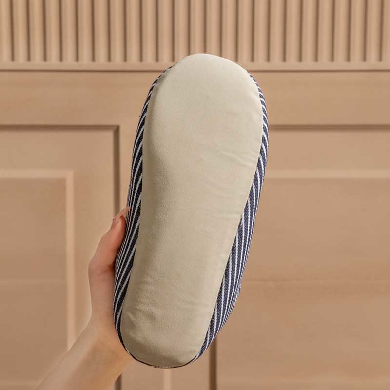 Plus Size Striped Home Slippers