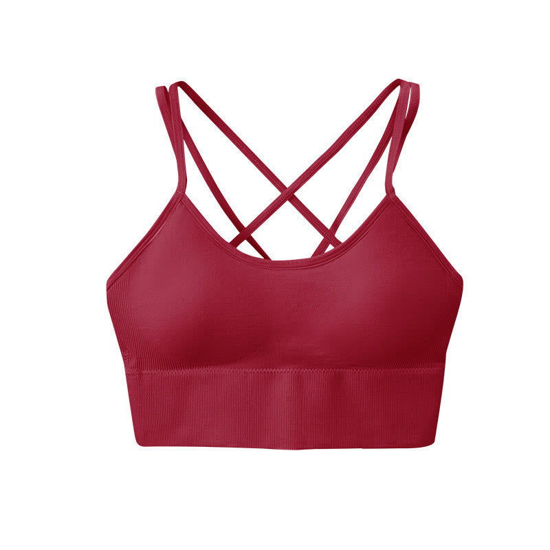 Plus Size Cross Back Sports Bras