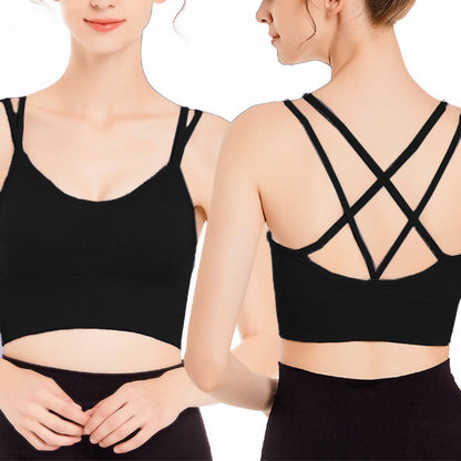 Plus Size Cross Back Sports Bras