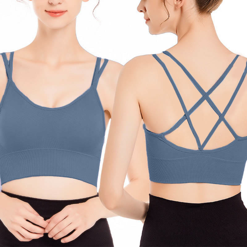 Plus Size Cross Back Sports Bras