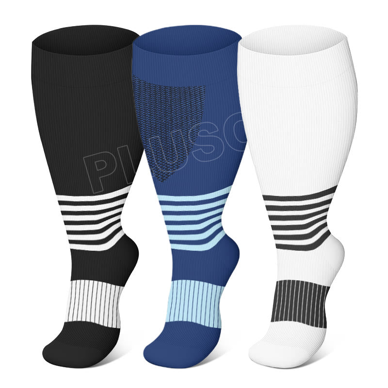 Plus Size Circulation Support Compression Socks