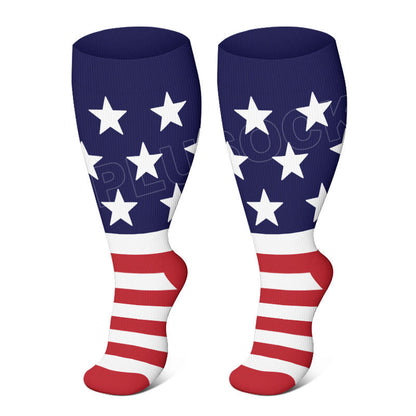 » Plus Size American Flag Compression Socks (100% off)