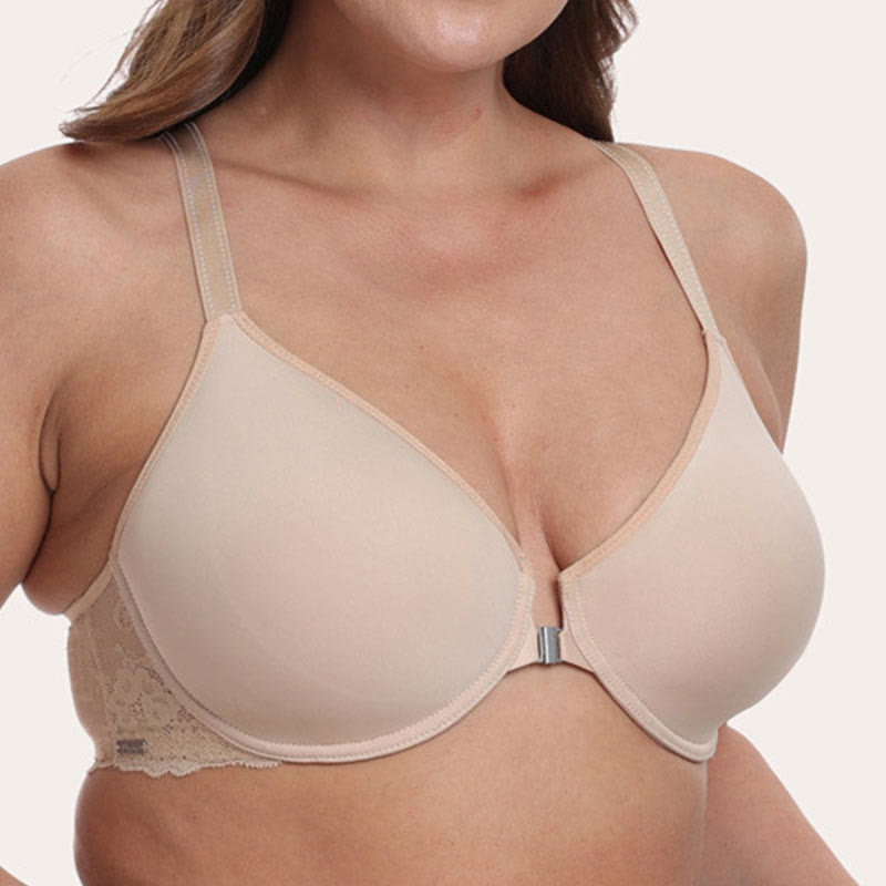 Plus Size Front Buckle Full Coverage Bras