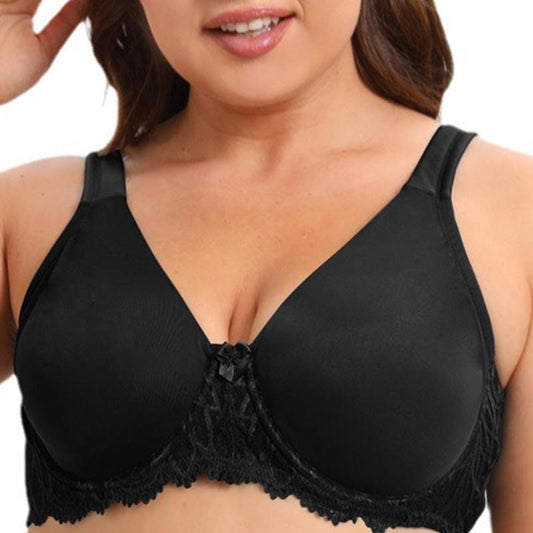 Plus Size Wide Shoulder Straps Full Coverage Bras