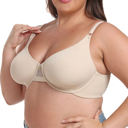 Plus Size Ice Silk Traceless Full Coverage Bras