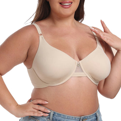 Plus Size Ice Silk Traceless Full Coverage Bras