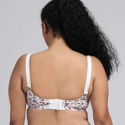 Plus Size Floral Full Coverage Bras