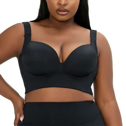 Plus Size Deep V Full Coverage Bras