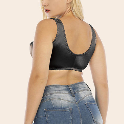 Plus Size Comfortable Front Buckle Wireless Bras