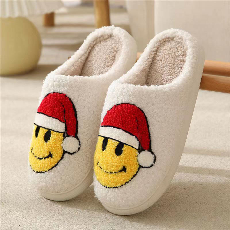 Plus Size Christmas Elements Slippers