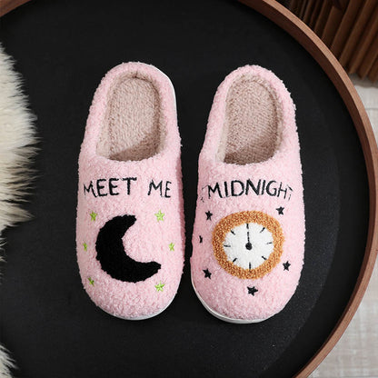 Plus Size Moon Alarm Clock Slippers