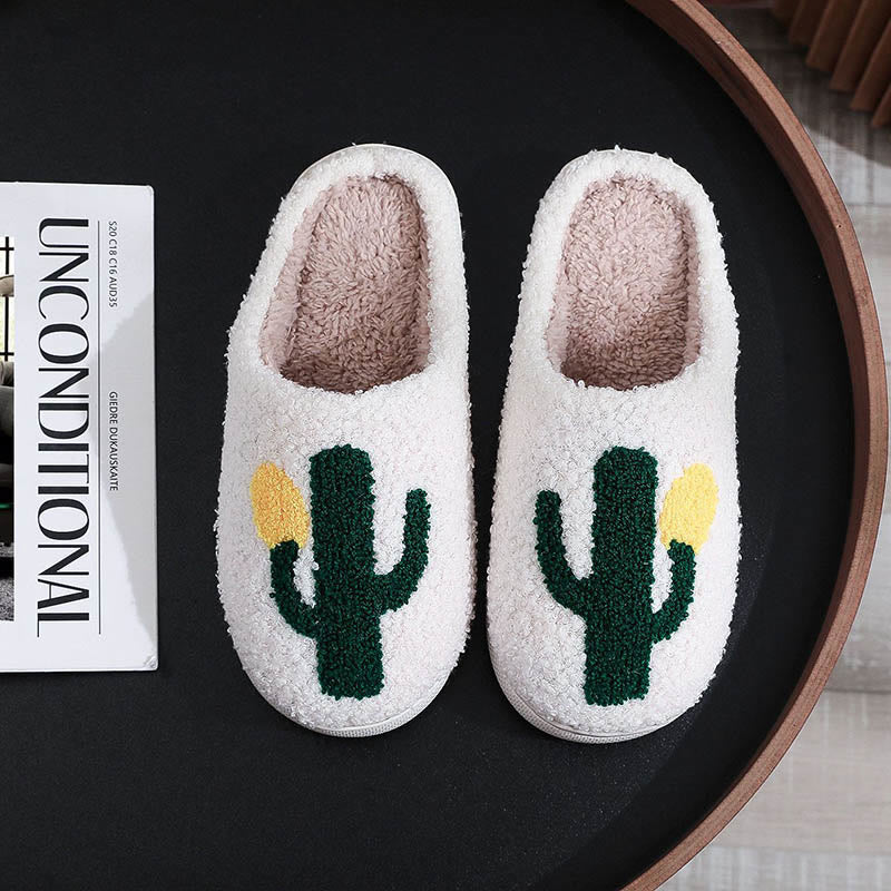 Plus Size Cactus Slippers