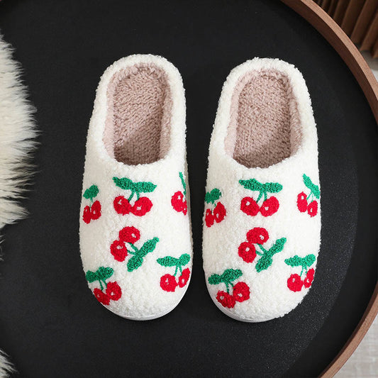 Plus Size Fruit Pattern Slippers