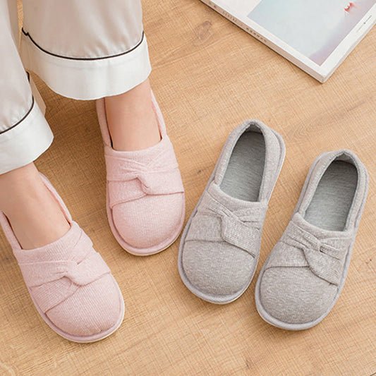 Plus Size Bow Knot Slipper Socks