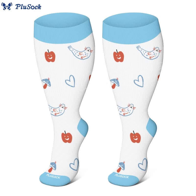 Free Today: Plus Size Summer Elements Compression Socks