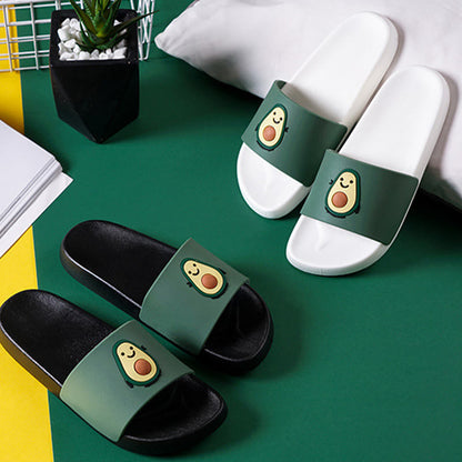 Plus Size Avocado Slides(2 Pairs)