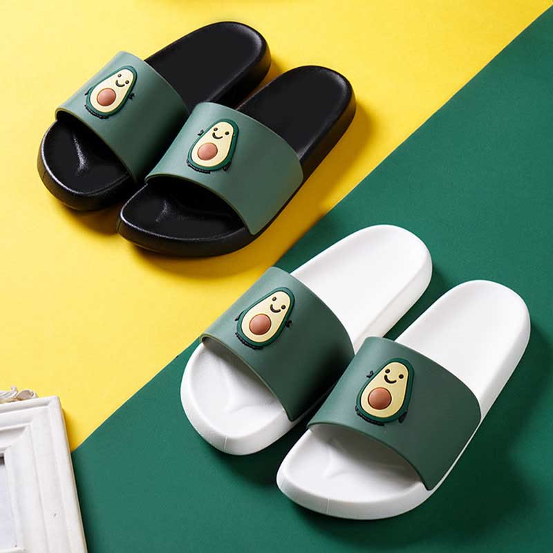 Plus Size Avocado Slides(2 Pairs)