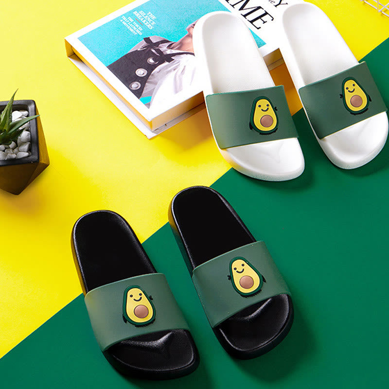 Plus Size Avocado Slides(2 Pairs)