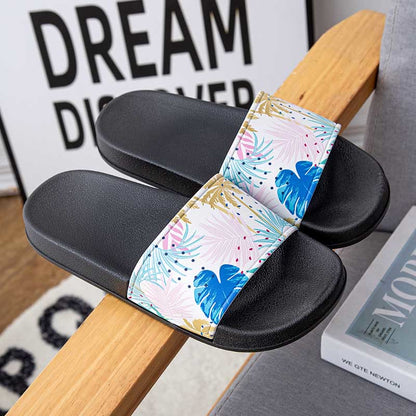 Plus Size Leaves Slides(2 Pairs)