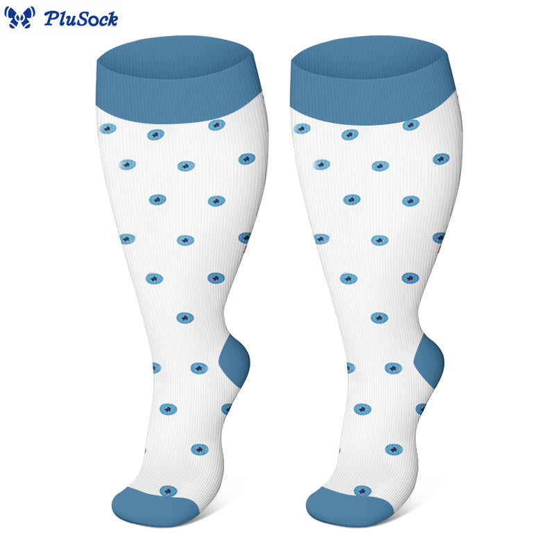 Plus Size Fruit Style Compression Socks(3 Pairs)