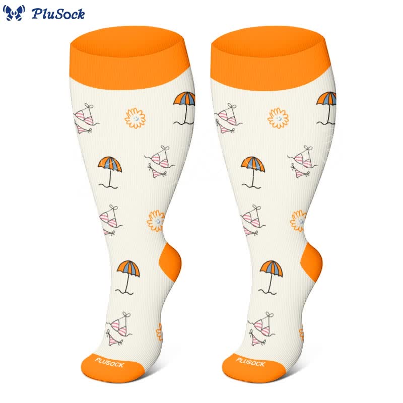 Free Today: Plus Size Summer Elements Compression Socks