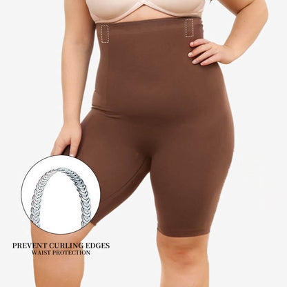 Plus Size High Waist Compression Shorts