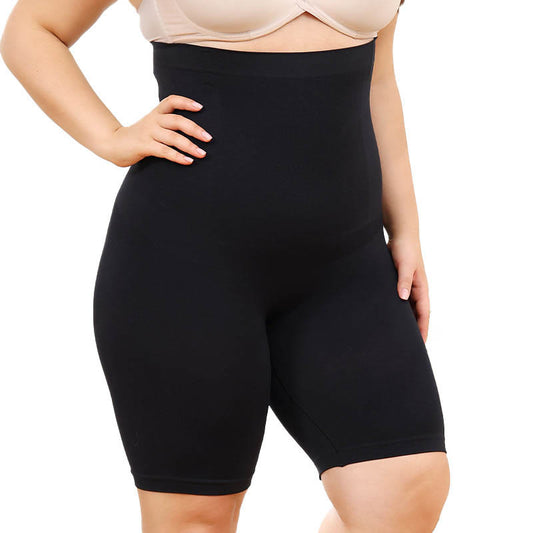 Plus Size High Waist Compression Shorts