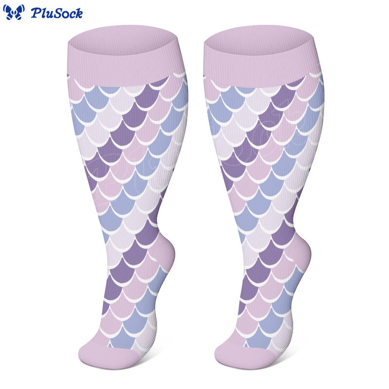 Plus Size Unicorn Compression Socks